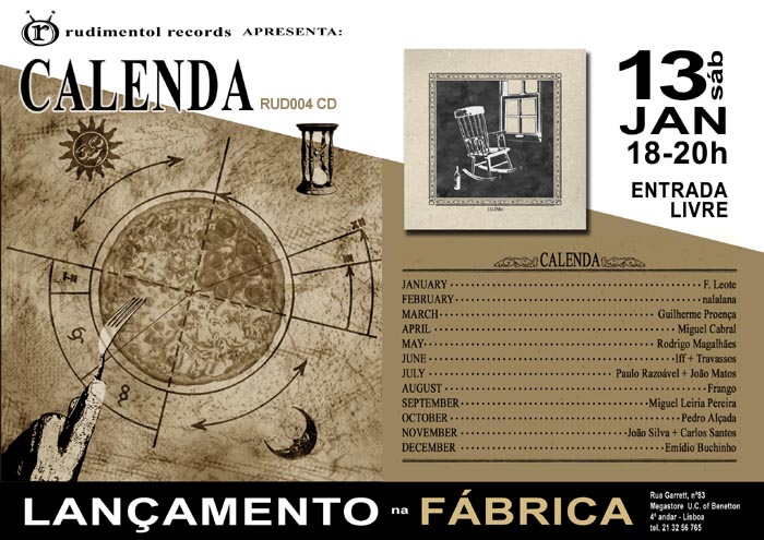Calenda - cd release poster